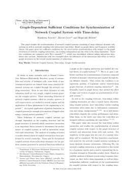 Graph-Dependent Sufficient Conditions for Synchronization of