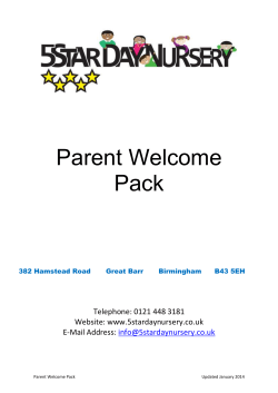 Great Barr Nursery - 5 Star Day Nursery