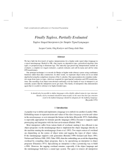 Finally Tagless, Partially Evaluated