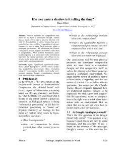 a position paper for a symposium on complex systems engineering
