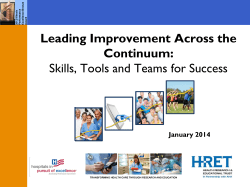 Leading Improvement Across the Continuum