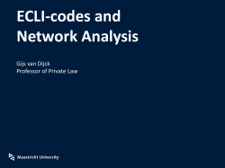 PowerPoint-presentatie - BO-ECLI