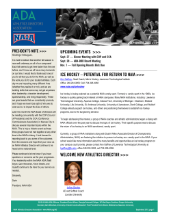 UPCOMING EVENTS >>> ICE HOCKEY &ndash; POTENTIAL FOR