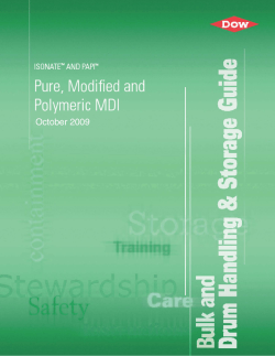 Pure, Modified and Polymeric MDI