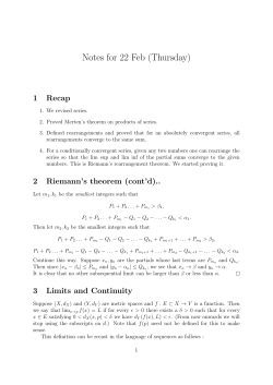 Notes for 22 Feb (Thursday)