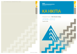 Ka Hikitia Strategy - Ministry of Education
