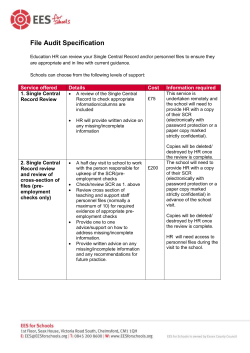 File Audit Specification