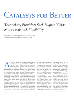 Technology Providers Seek Higher Yields, More Feedstock Flexibility