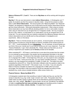 Suggested Instructional Sequence / Teacher Information