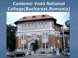 ROMANIAN CUSTOMS AND TRADITIONS
