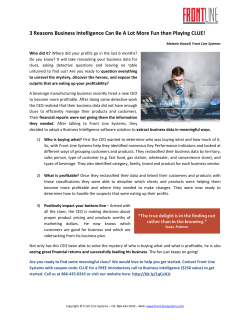 3 Reasons Business Intelligence Can Be A Lot More Fun than