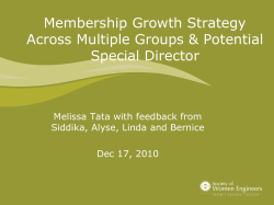 Membership Growth Strategy across Groups