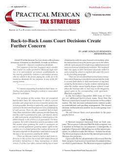 practical mexican tax strategies