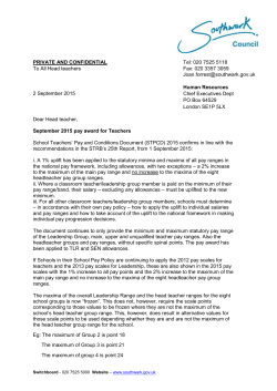 Southwark Letter Template