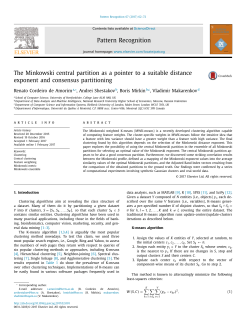 The Minkowski central partition as a pointer to a suitable