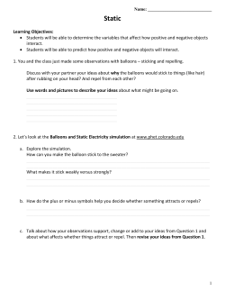 Activity Type 1: Predict, Observe, and Explain/Revise