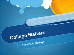 College Matters