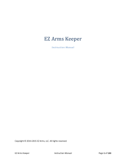 Exists the EZ Arms Keeper application.