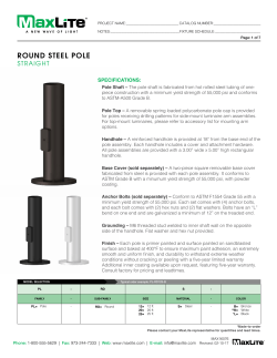 round steel pole