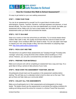 MS Word Version - NJ Safe Routes to School