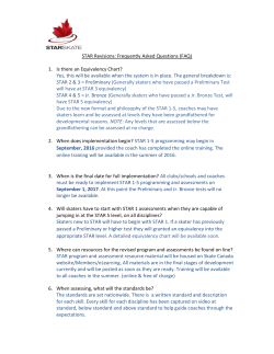 STAR Revisions - Skating in BC