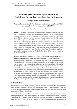 Evaluating the Embodied Agent Effect in an English as a Foreign