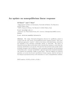 An update on nonequilibrium linear response