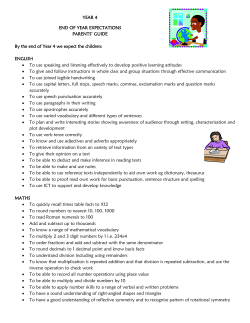 To view further information about what children are expected to