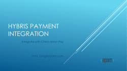 Hybris Payment Integration
