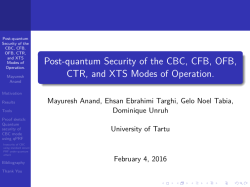 Post-quantum Security of the CBC, CFB, OFB, CTR, and XTS Modes