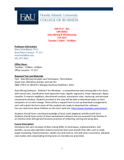 Syllabus - Florida Atlantic University
