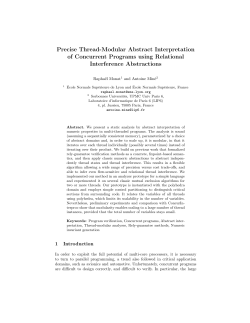 Precise Thread-Modular Abstract Interpretation of Concurrent