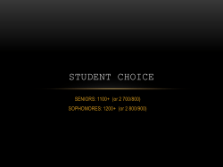 Student Choice