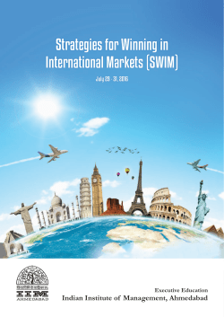 Strategies for Winning Foreign Markets