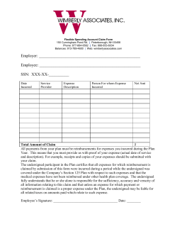 All Purpose Claim Form