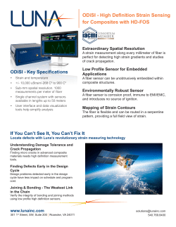 ODiSI - High Definition Strain Sensing for Composites with HD-FOS