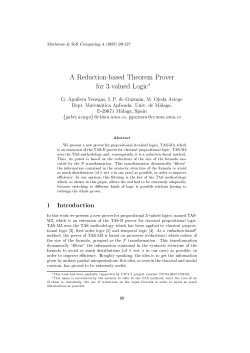 A Reduction-based Theorem Prover for 3-valued Logic