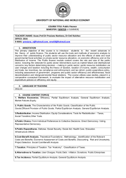Public finance