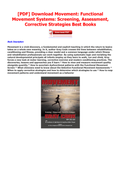Movement: Functional Movement
