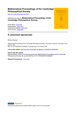 A canonical operad pair