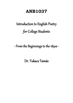 Old English Poetry (400
