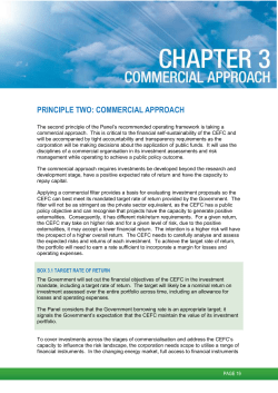 Chapter 3 - Clean Energy Finance Corporation
