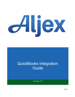 QuickBooks Integration Guide