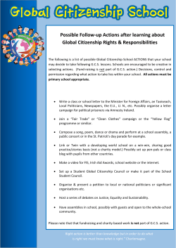 Possible Follow-up Actions after learning about Global