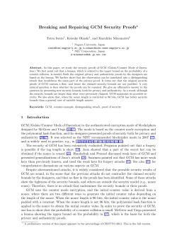 Breaking and Repairing GCM Security Proofs