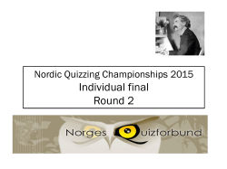 Individual final Round 2