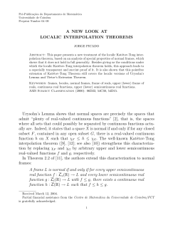 A NEW LOOK AT LOCALIC INTERPOLATION THEOREMS