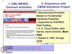 Rollett - Materials Computation Center