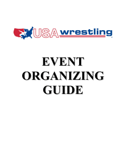Event Organizing Guide - TheMat.com