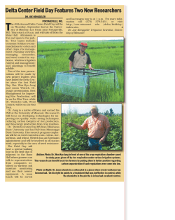 Delta Center Field Day Features Two New Researchers